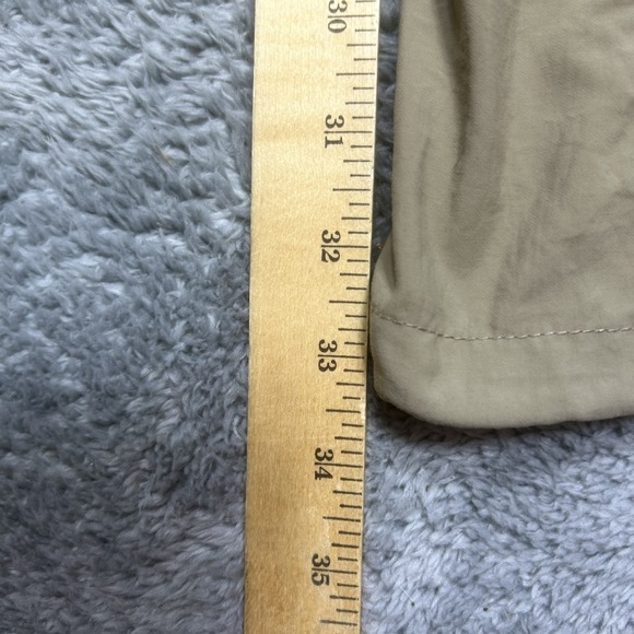 Mountain Hardwear Convertible Pants Mens XL LONG Beige Belted Nylon Outdoor Hike - Picture 16 of 16